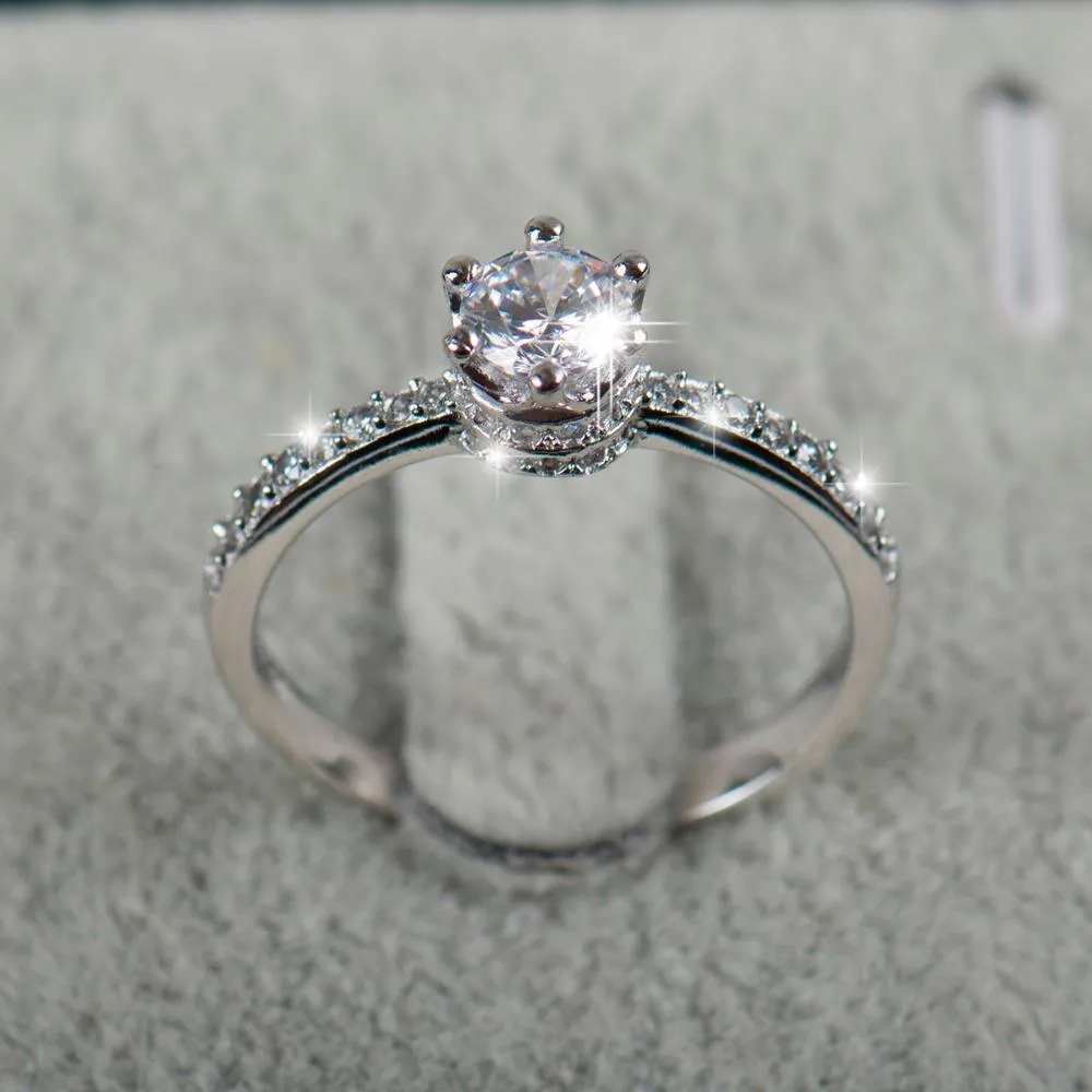Elegant Crown Ring of Princess