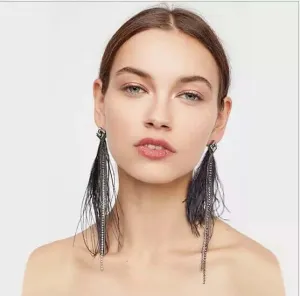 Elegant Feather Earrings