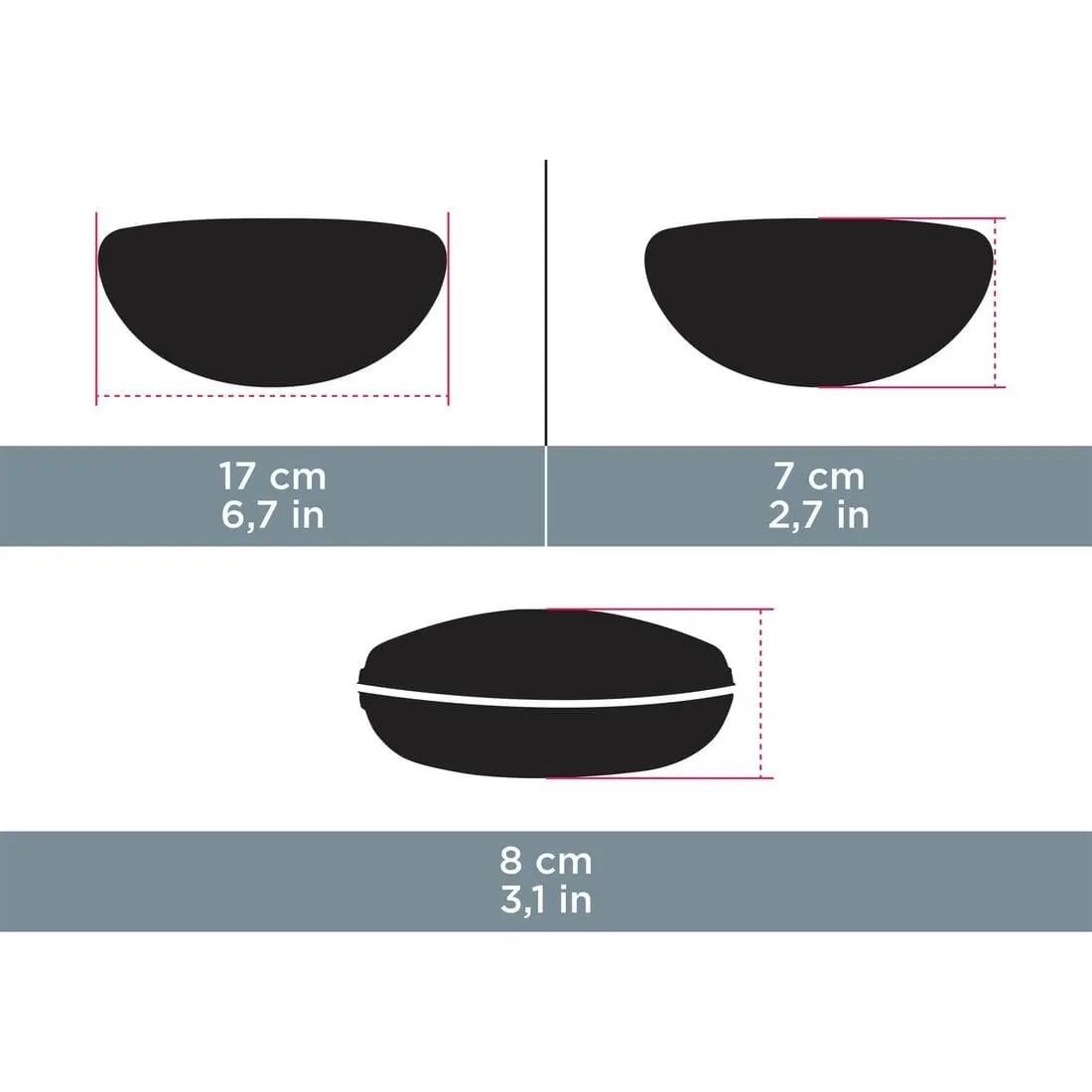 Etui rigide pour lunettes - CASE 560 - noir