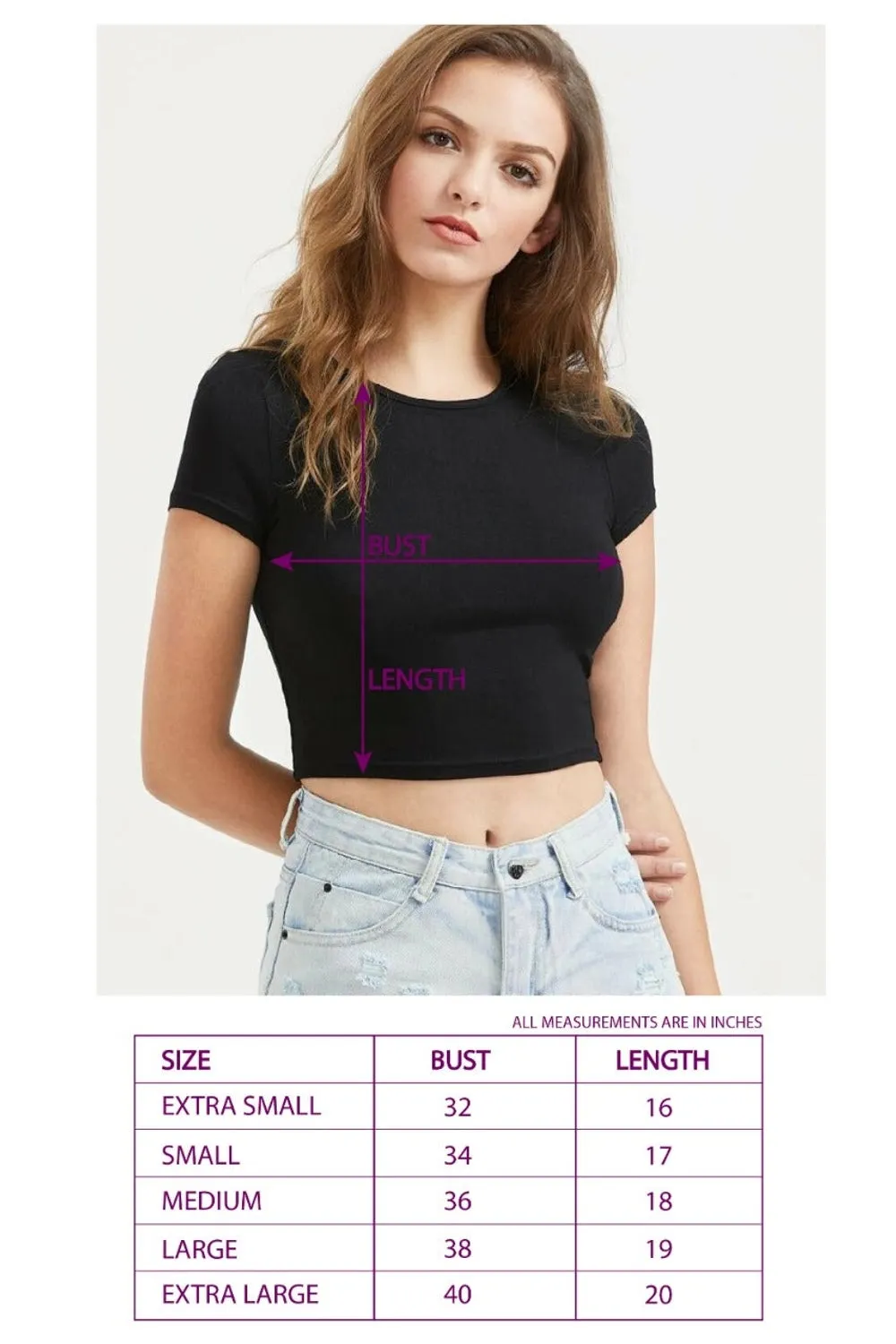 Fitted Long Sleeve Black Crop Tee