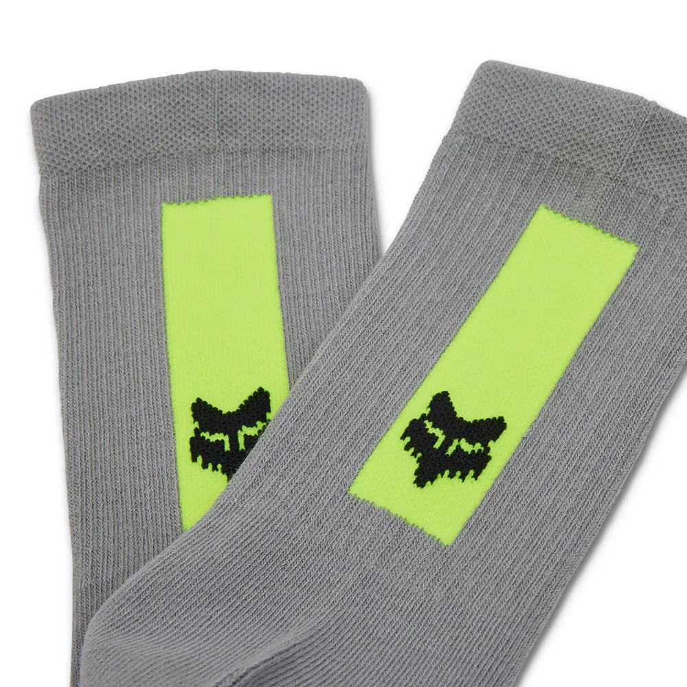 Fox 8 Inch Defend Socks - Steel Grey