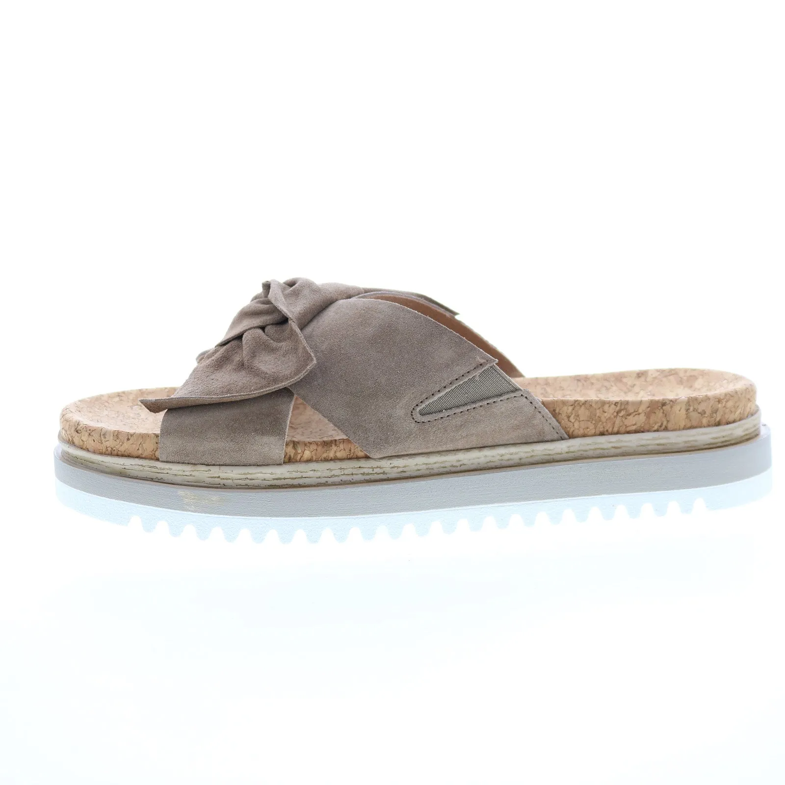 Gabor 82-851-32 Womens Brown Suede Slip On Slides Sandals Shoes
