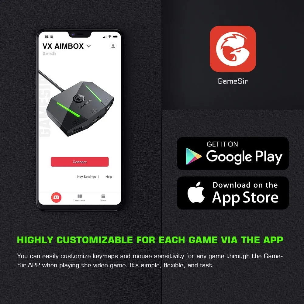 GameSir VX AimBox Keyboard Mouse Converter