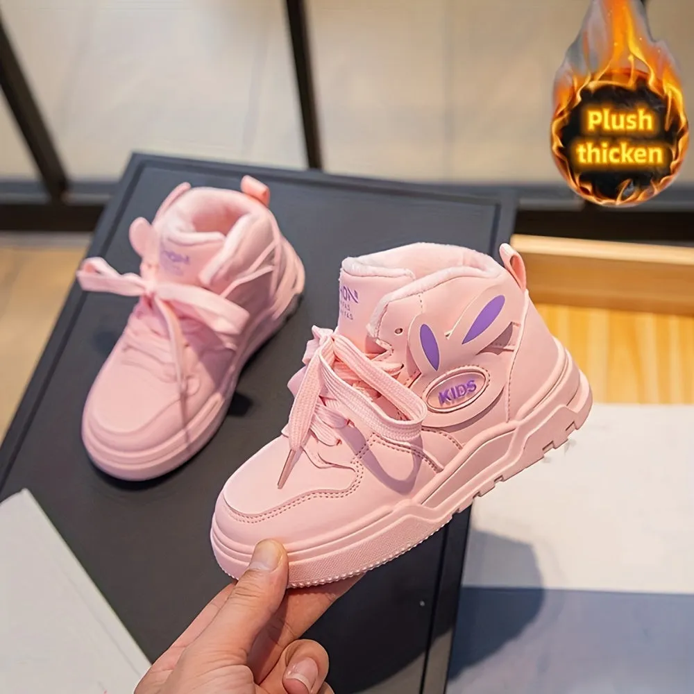 Girl's Trendy Sneakers For Kids Outdoor Activities, FS