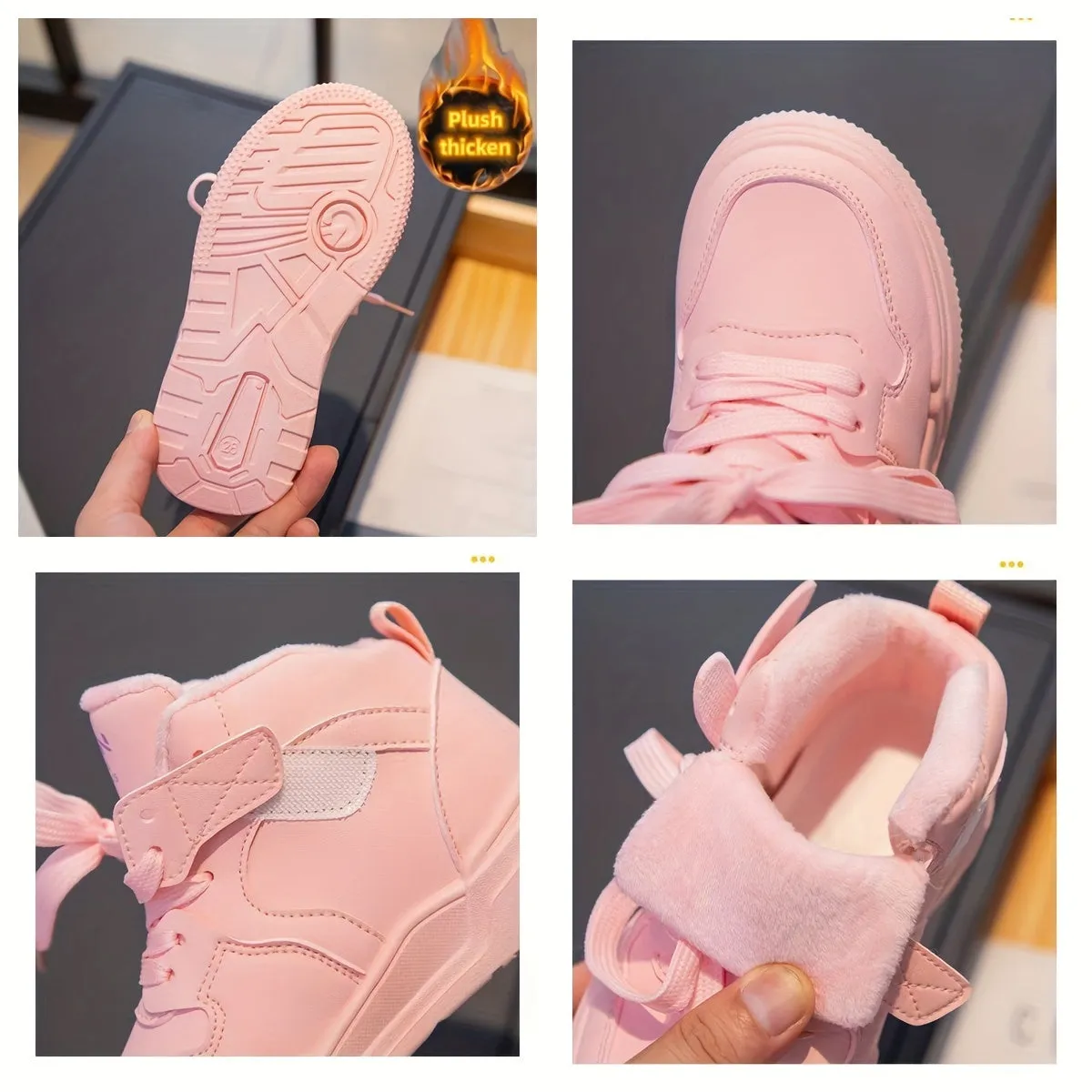 Girl's Trendy Sneakers For Kids Outdoor Activities, FS