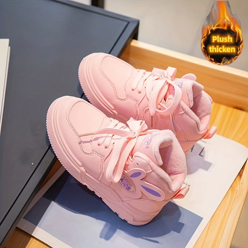 Girl's Trendy Sneakers For Kids Outdoor Activities, FS