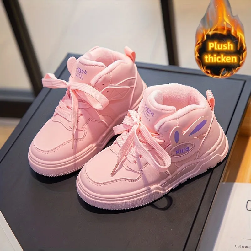 Girl's Trendy Sneakers For Kids Outdoor Activities, FS
