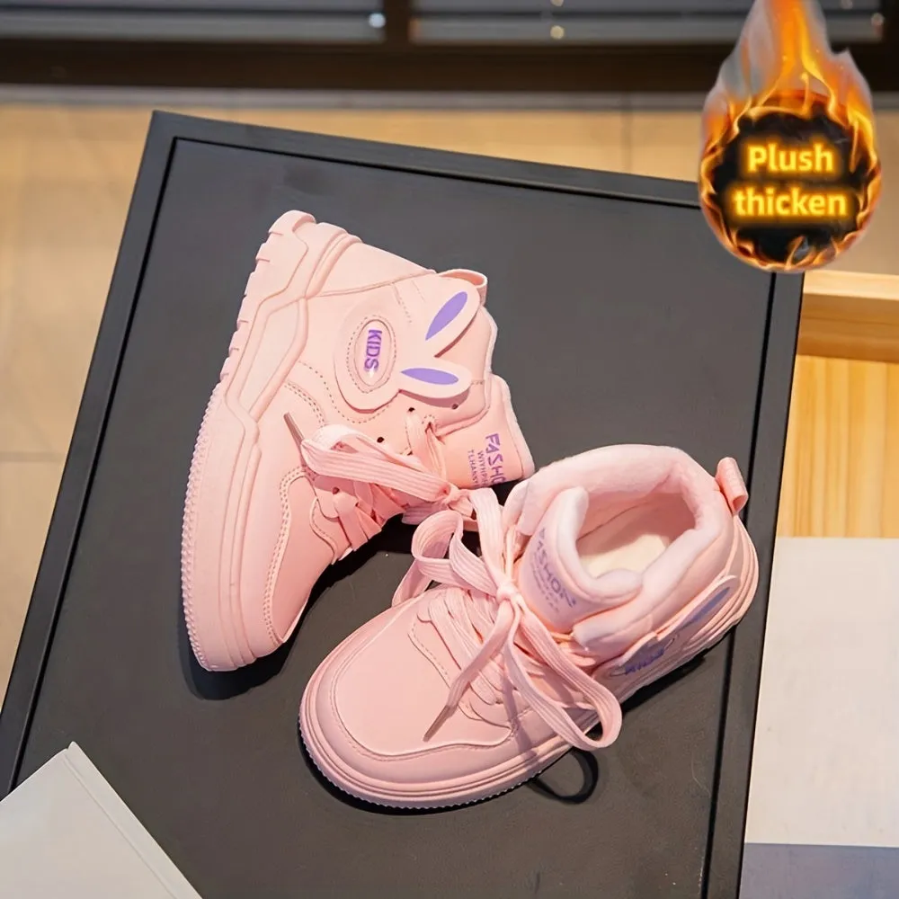 Girl's Trendy Sneakers For Kids Outdoor Activities, FS