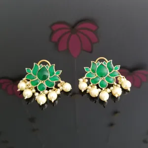 Hard Gold Finish Ahmedabadi Kundan Studs