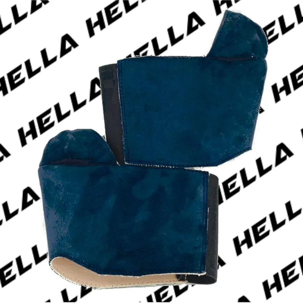 Hella Heels Classique 7/8 inch Shoe Protector - Teal Faux Suede