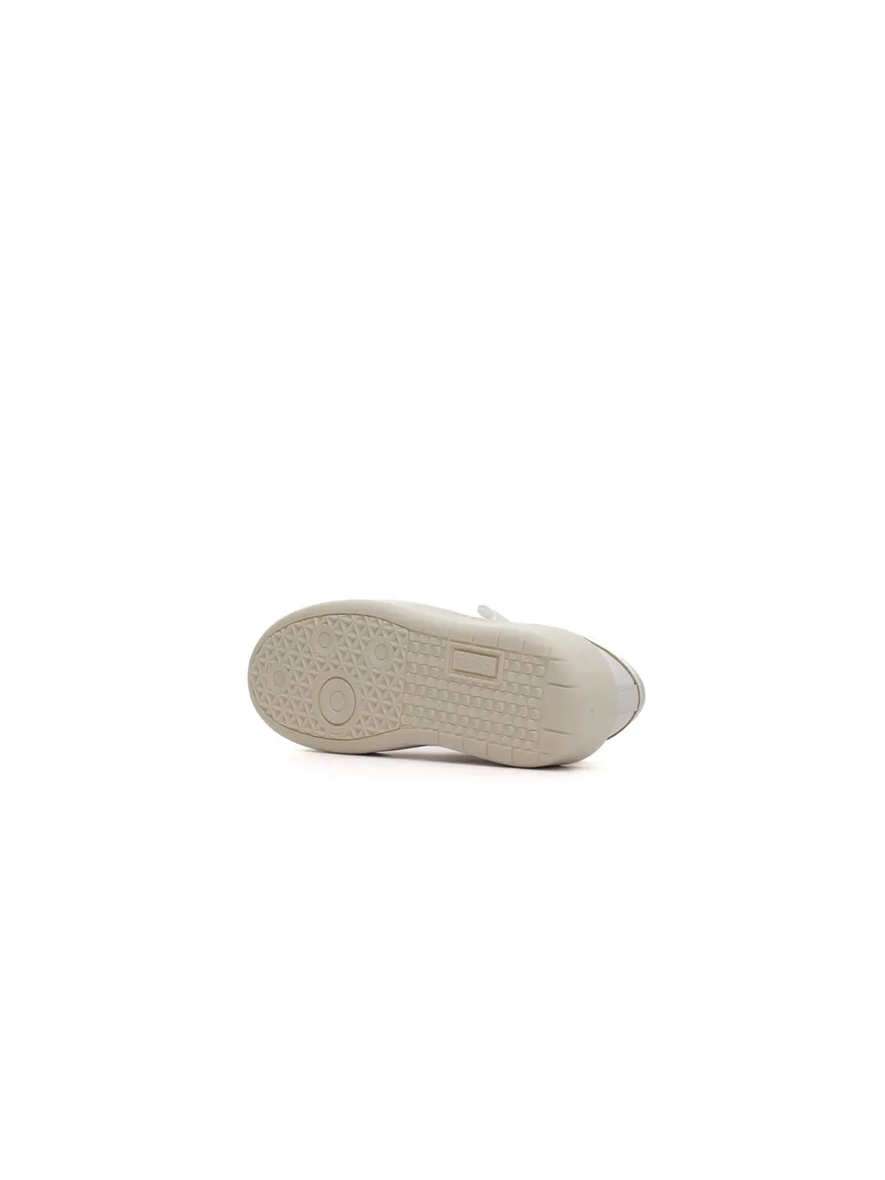 Hill Low Platform Calf - White Silver
