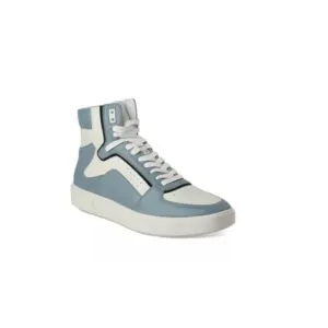 INC Mens Light Blue Perforated Keanu Round Toe Platform Sneakers Shoes 10.5 M