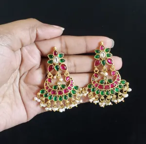 Jadau Kundan Chandbalis
