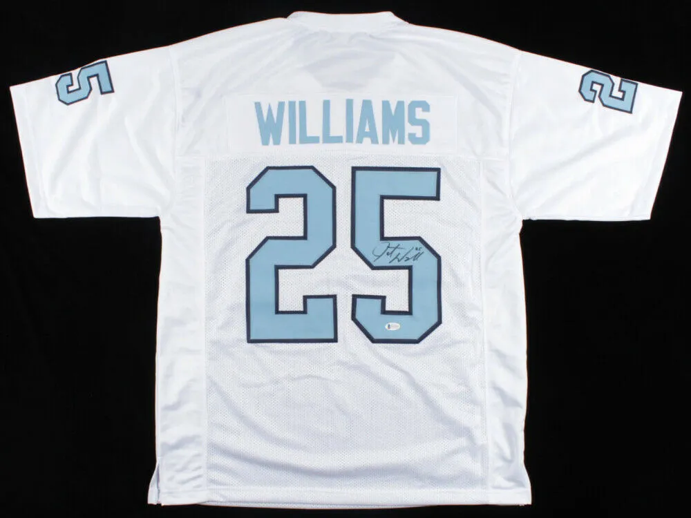 Javonte Williams Signed North Carolina Tar Heels Jersey (Beckett COA) Broncos RB