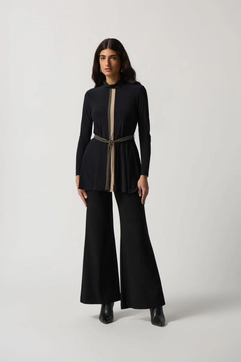 Joseph Ribkoff Black Color Block Tunic