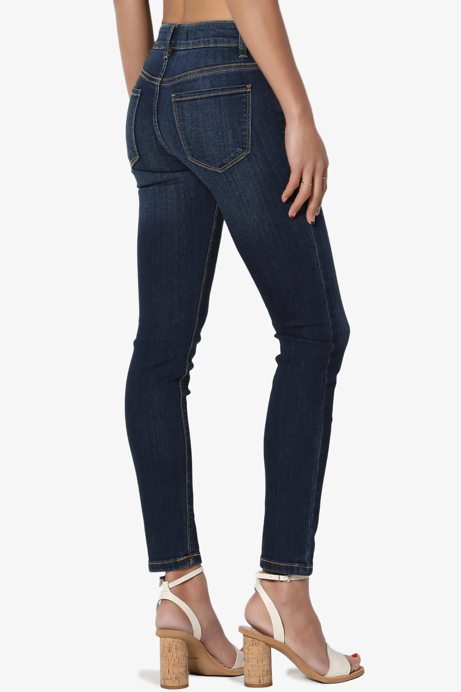 Josie Mid Rise Crop Skinny Jeans