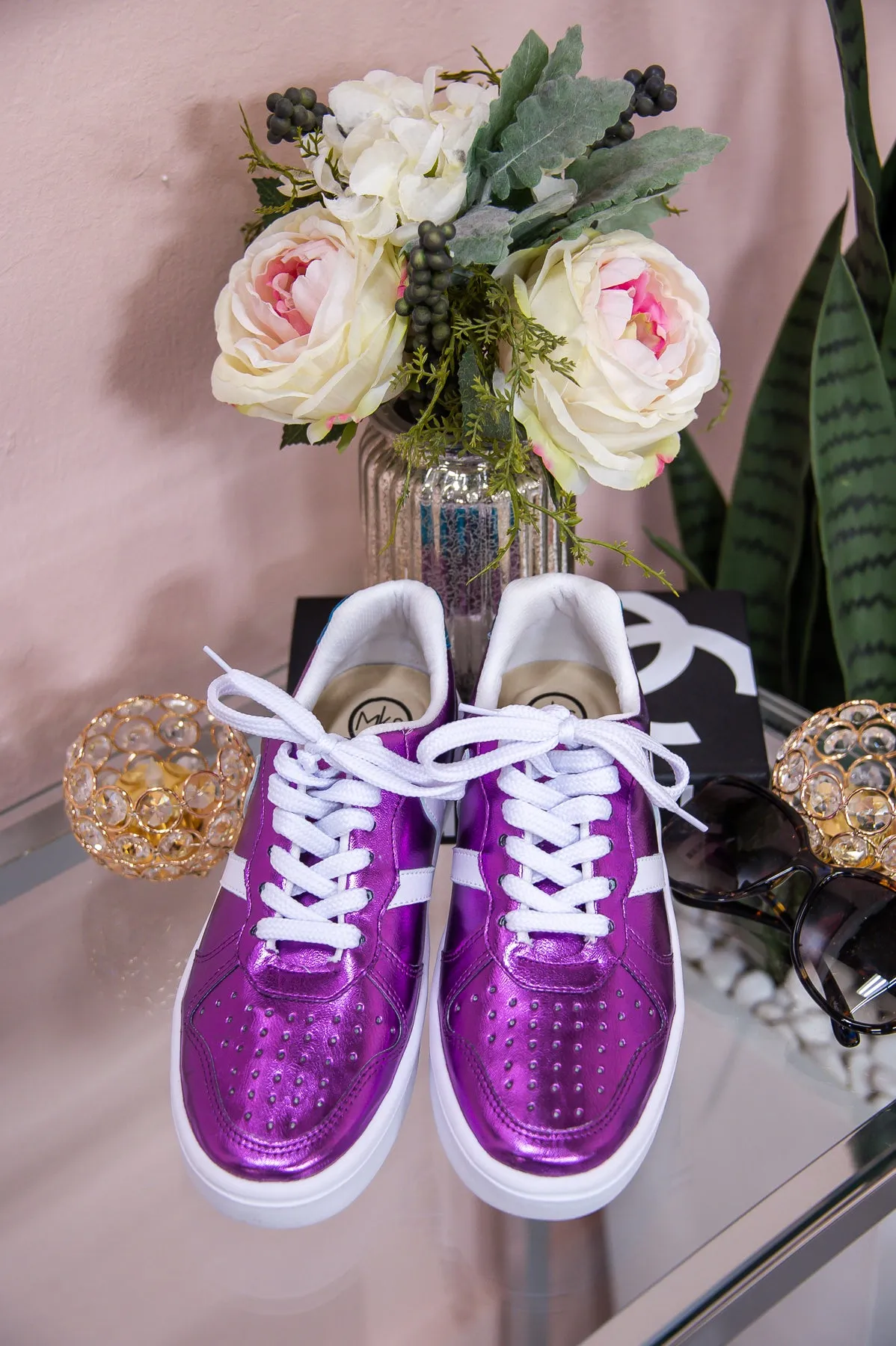 Keep Up The Energy Purple/Blue Sneakers - SHO2562PU