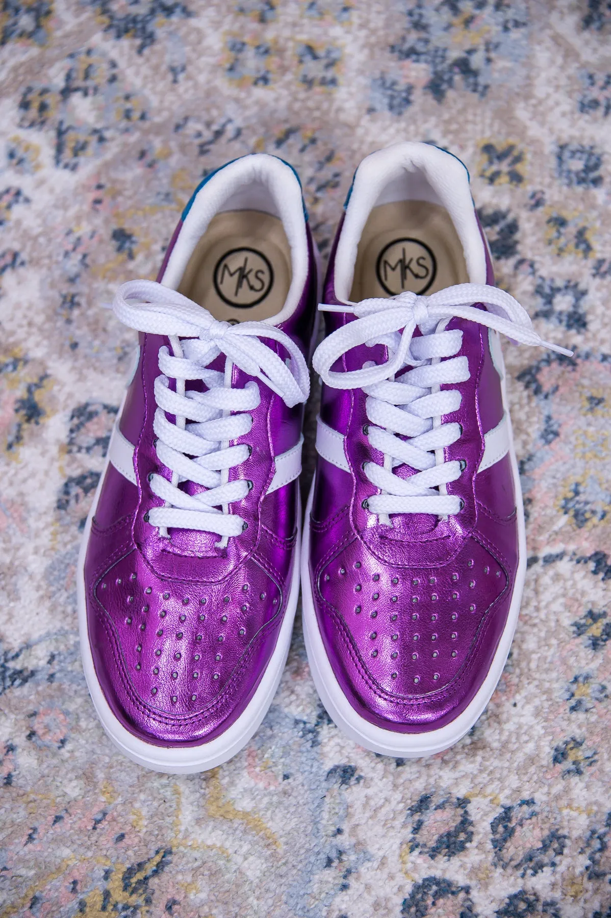 Keep Up The Energy Purple/Blue Sneakers - SHO2562PU