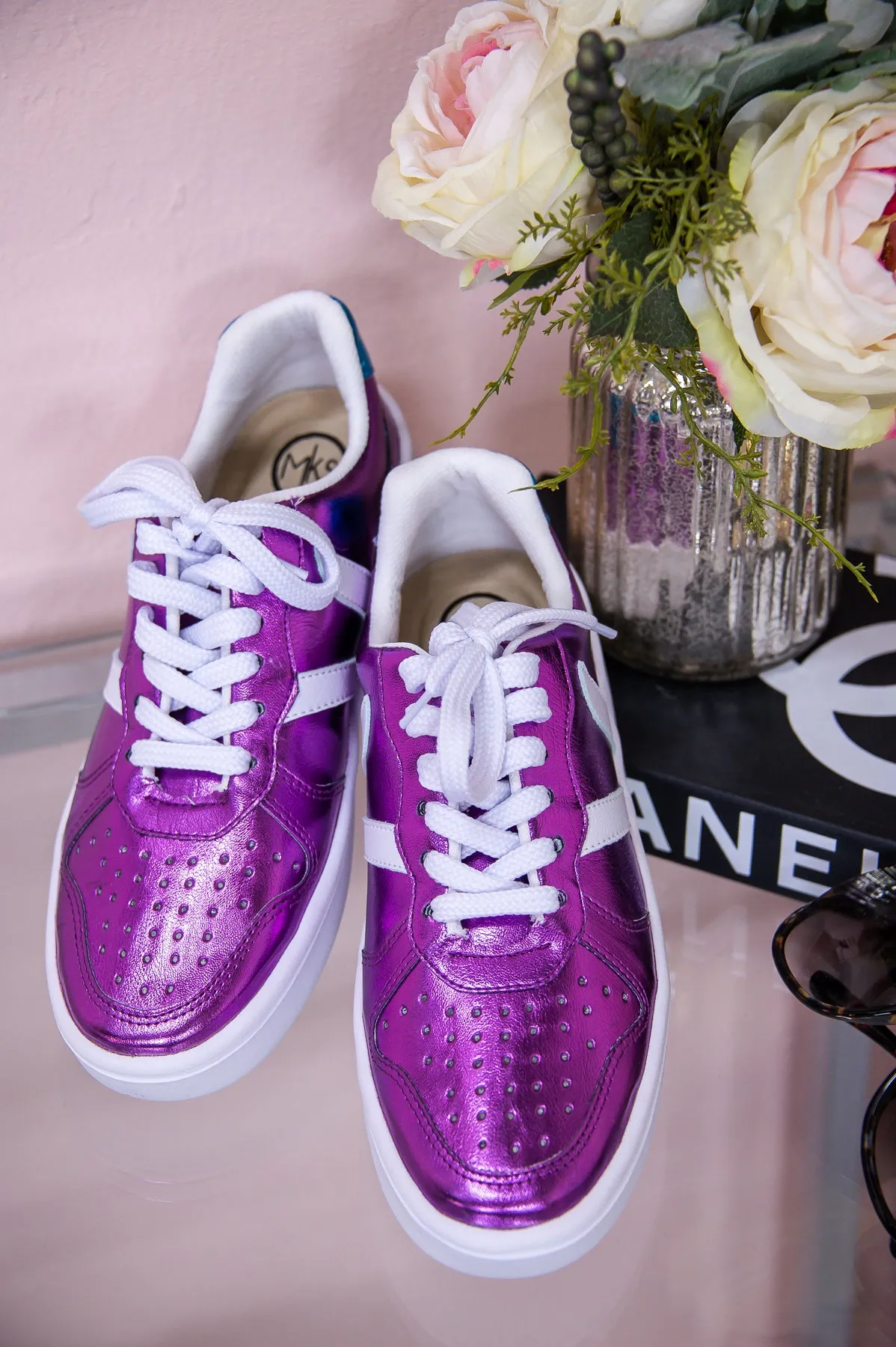 Keep Up The Energy Purple/Blue Sneakers - SHO2562PU
