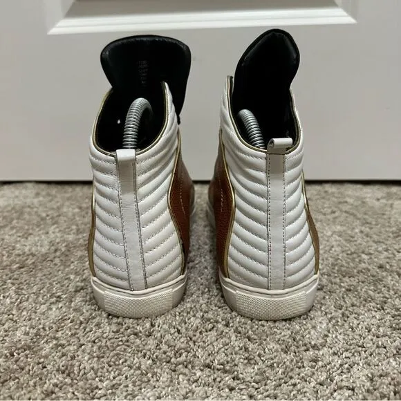 Kenneth Cole Leather High Top Sneakers Women’s Size 9M