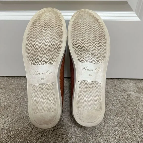 Kenneth Cole Leather High Top Sneakers Women’s Size 9M