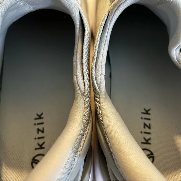 KIZIK, Size 14, ATHENA SLIP ON SNEAKERS, Slate Grey
