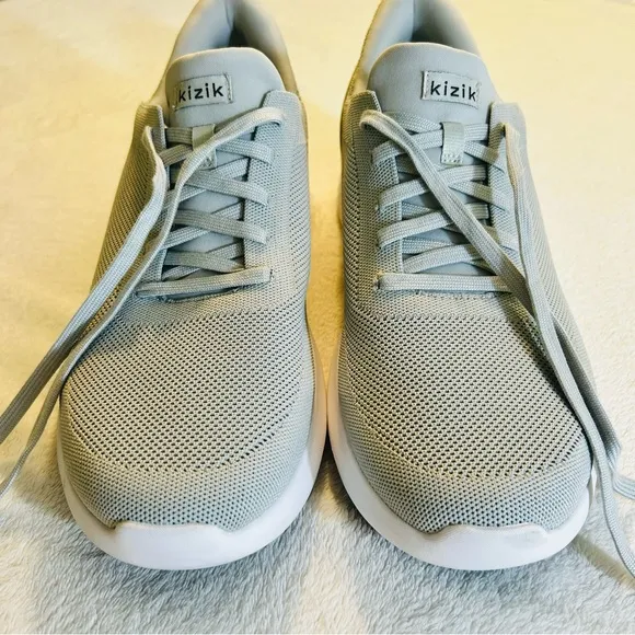 KIZIK, Size 14, ATHENA SLIP ON SNEAKERS, Slate Grey