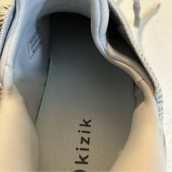 KIZIK, Size 14, ATHENA SLIP ON SNEAKERS, Slate Grey