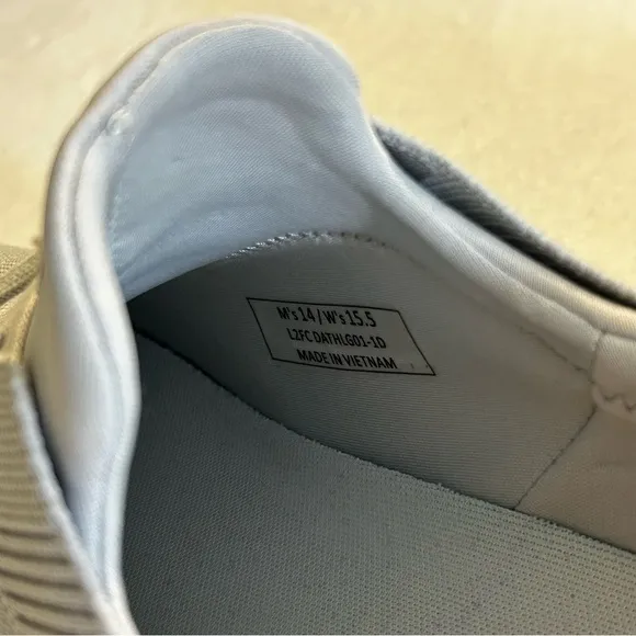 KIZIK, Size 14, ATHENA SLIP ON SNEAKERS, Slate Grey