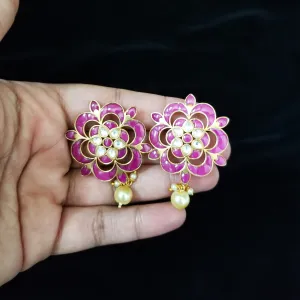 Kundan Tops With Gold Plating