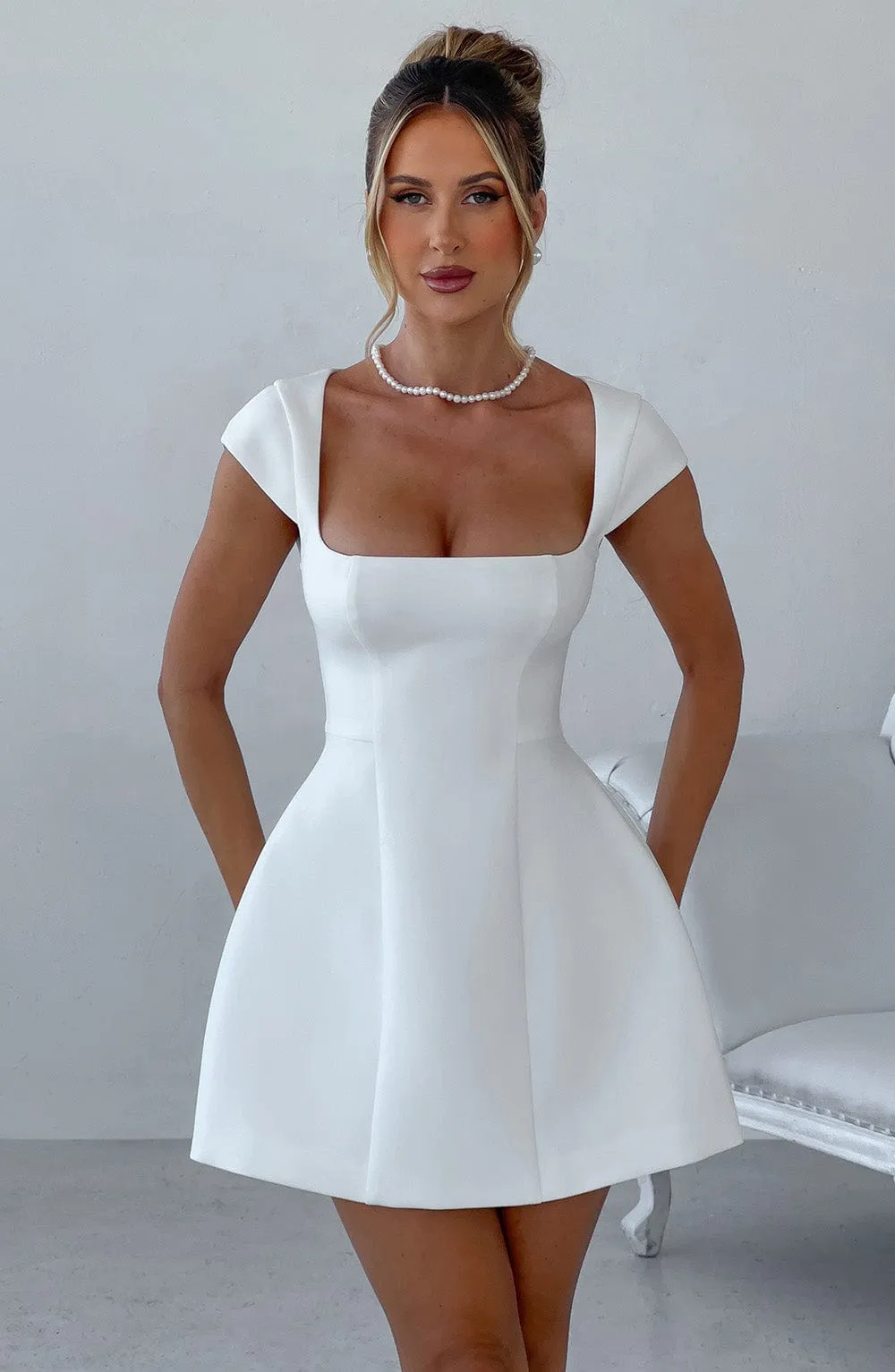 Lena Mini Dress - Ivory