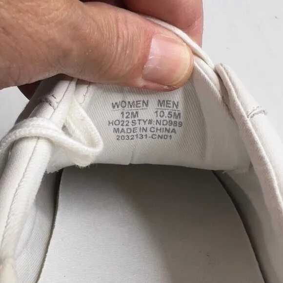 Madewell Women s $88 Sidewalk Low-Top Sneakers White Size 12M ND989