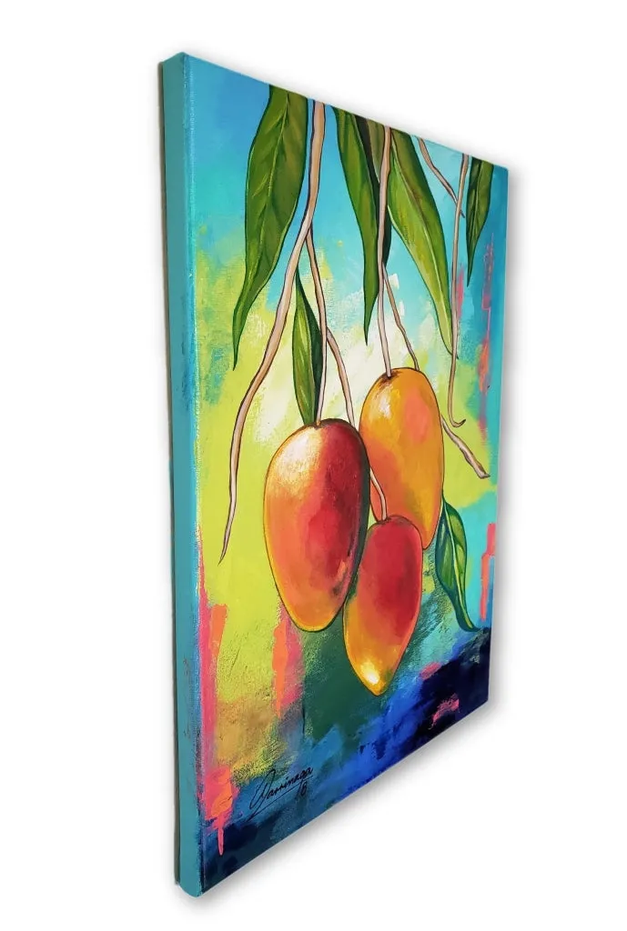 Mango Fruits - PREMIUM - 12 x 16 in. by A. Larrinaga