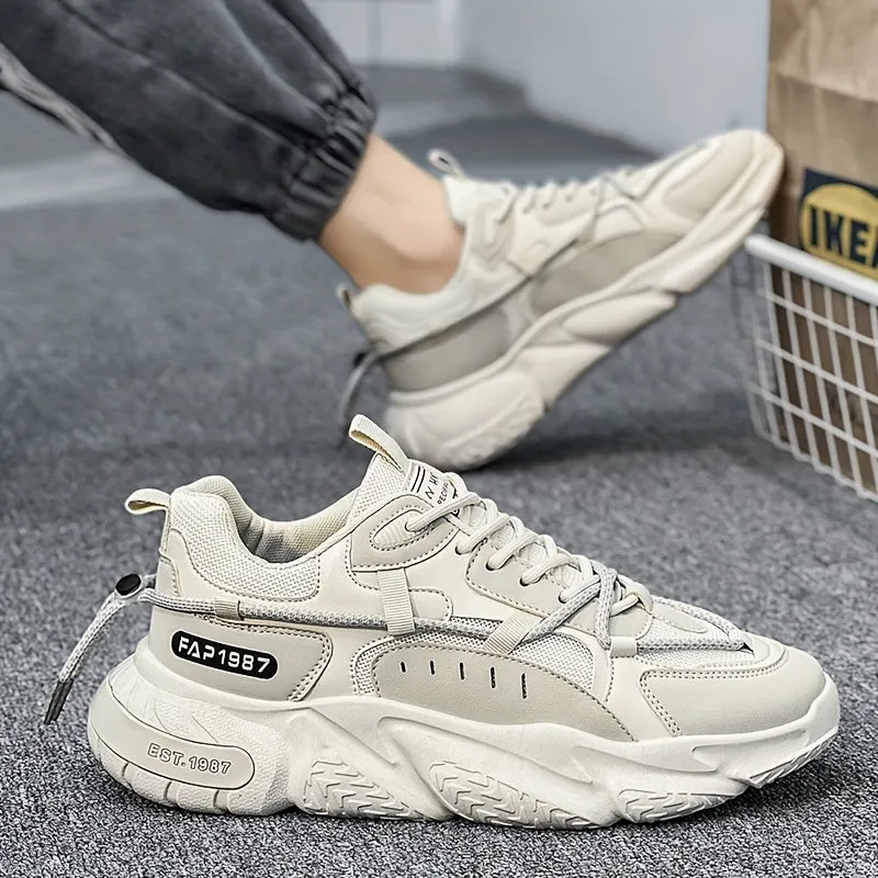 Men'S Fashion Sneakers, Fabric Lining, Rubber Sole, FS