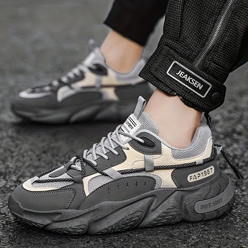 Men'S Fashion Sneakers, Fabric Lining, Rubber Sole, FS