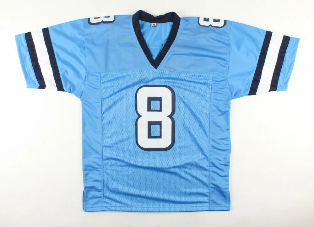 Michael Carter Signed North Carolina Tar Heels Jersey (Beckett COA) N.Y. Jets RB