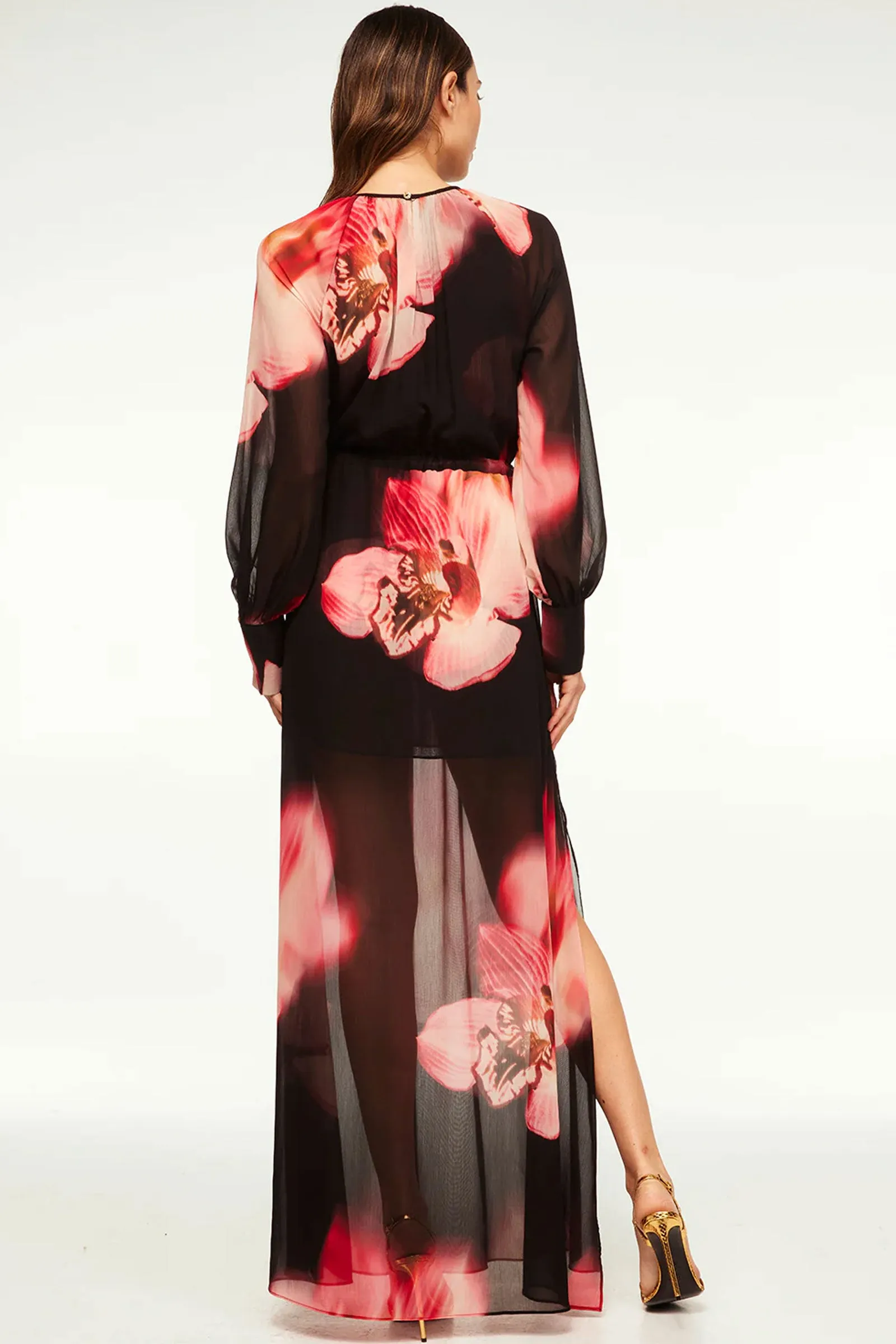 Misa Naomi Dress in Midnight Orchid