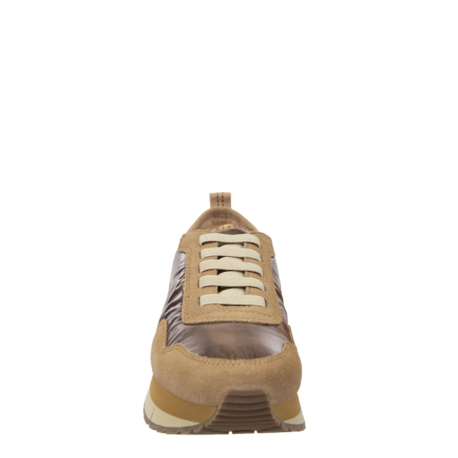 Naked Feet: KINETIC in GOLD Platform Sneakers