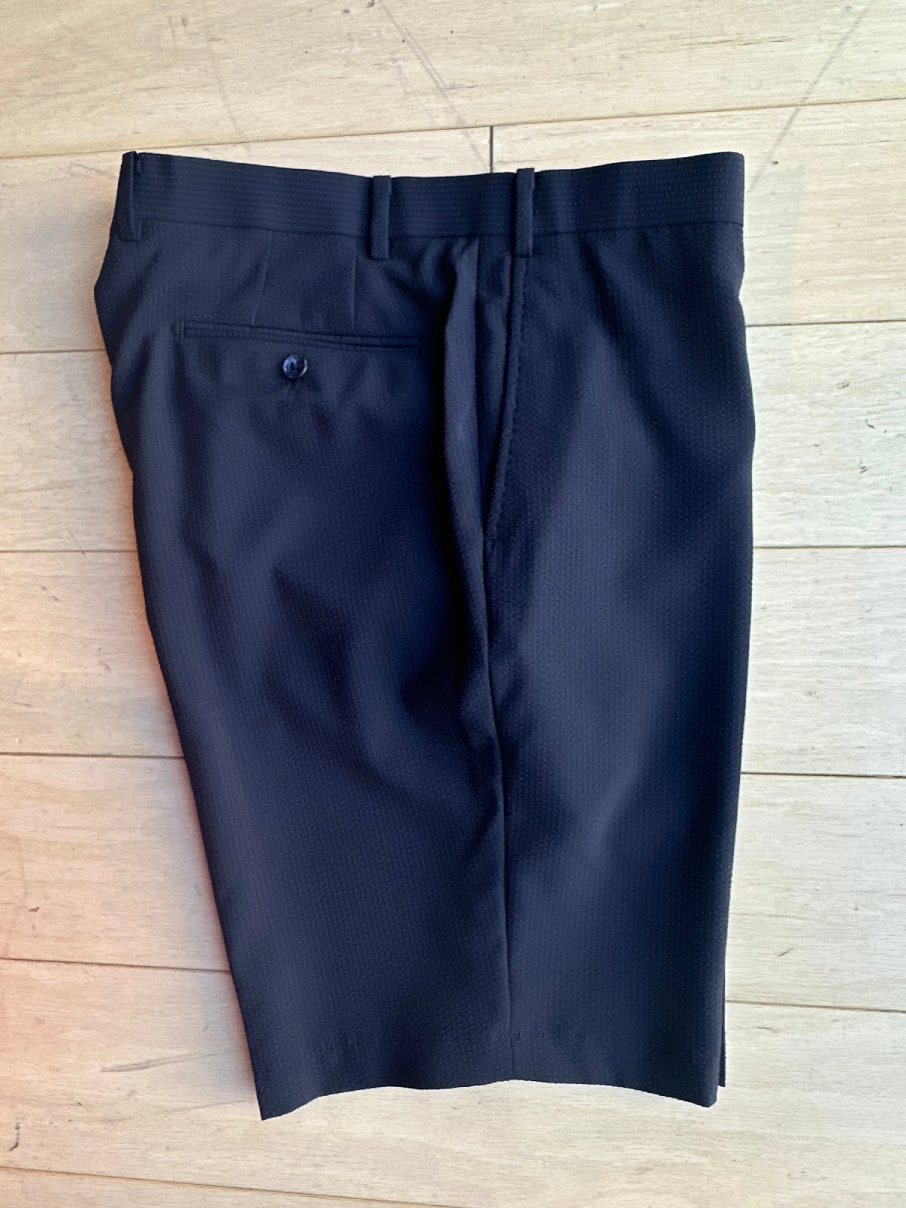Navy Seersucker Premium Short