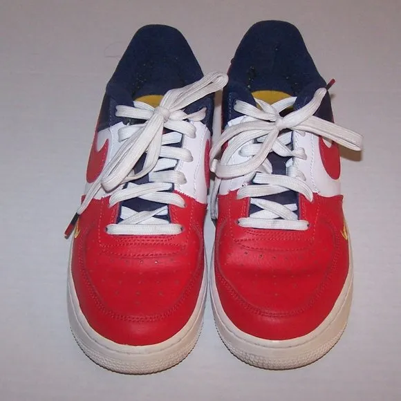 NIKE AIR  AIR FORCE 1 LV8 &quot; INDEPENDENCE DAY &quot; SNEAKERS 820438-603