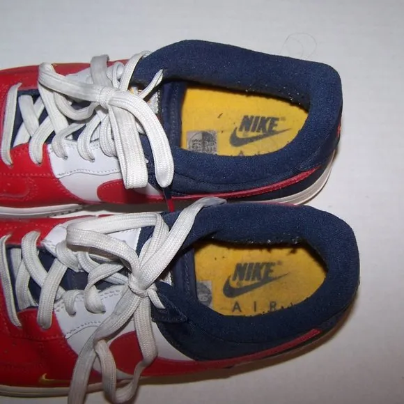 NIKE AIR  AIR FORCE 1 LV8 &quot; INDEPENDENCE DAY &quot; SNEAKERS 820438-603