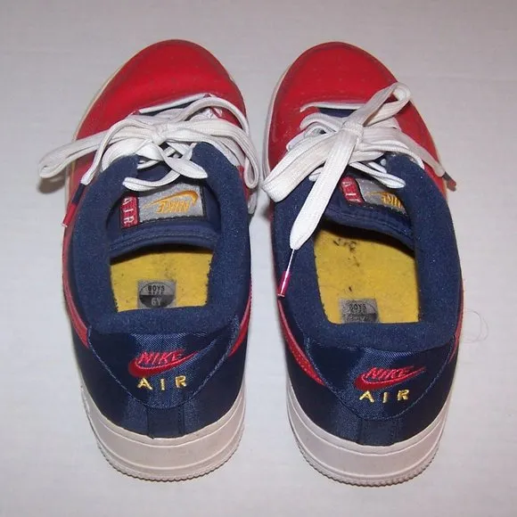 NIKE AIR  AIR FORCE 1 LV8 &quot; INDEPENDENCE DAY &quot; SNEAKERS 820438-603