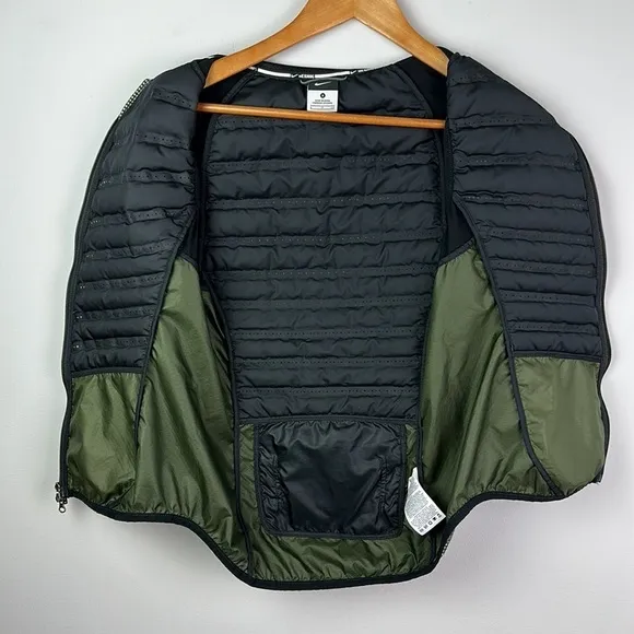 Nike Athletic 800 Down Filled Puffer Vest SM Aeroloft 3M Packable Warm Outdoor