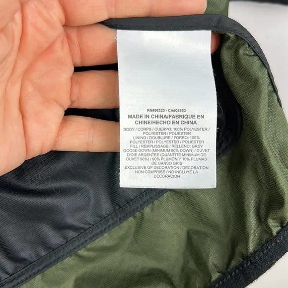 Nike Athletic 800 Down Filled Puffer Vest SM Aeroloft 3M Packable Warm Outdoor