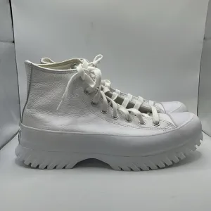 NWT Converse Lugged 2.0 Platform Shoe Sneakers High Top White Leather Mens 8