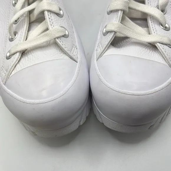 NWT Converse Lugged 2.0 Platform Shoe Sneakers High Top White Leather Mens 8
