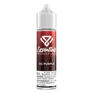 OG PURPLE BY ESSENTIALS PREMIUM E-LIQUID - 60ML