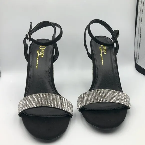 Olivia Ferguson Rhinestone High Heels Size 6.5 (Brand New)