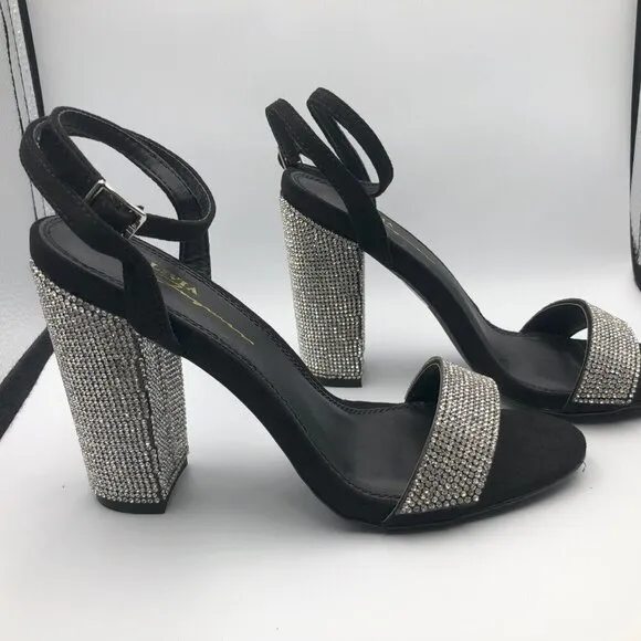 Olivia Ferguson Rhinestone High Heels Size 6.5 (Brand New)