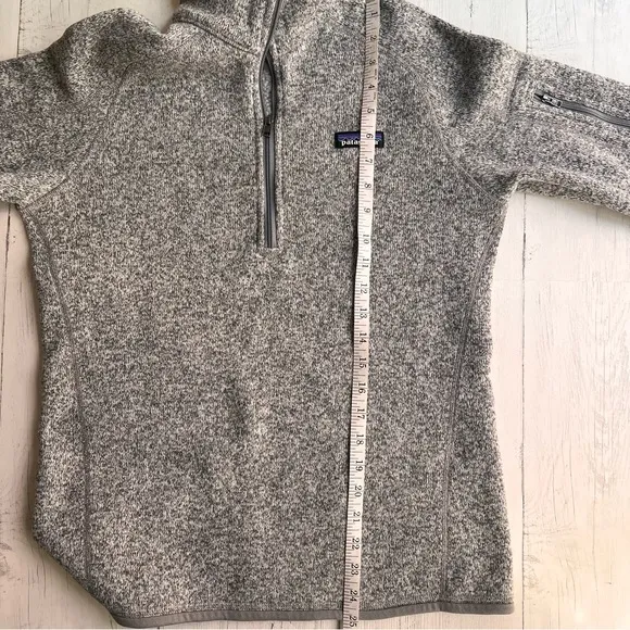 Patagonia Better Sweater 1/4-Zip Fleece Pullover - Women’s Medium - Heather Gray